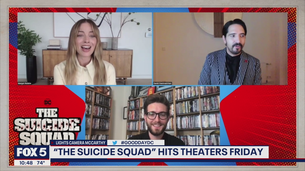 The Suicide Squad stars Margot Robbie and David Dastmalchian