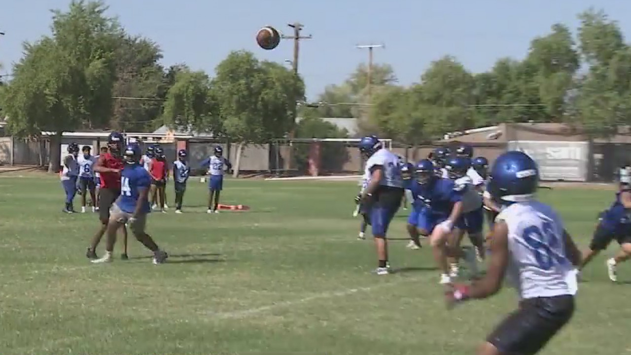 Chandler High School football team begins practicing once again during the pandemic