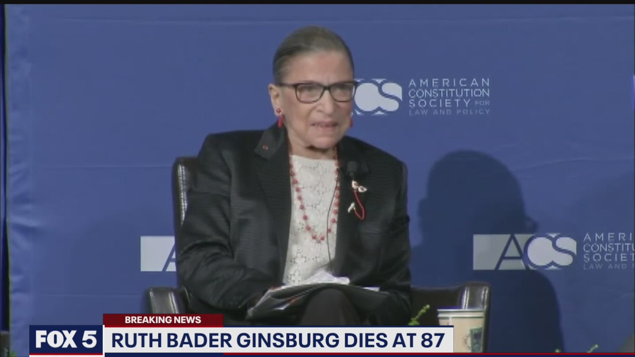 Justice Ruth Bader Ginsburg dies at 87