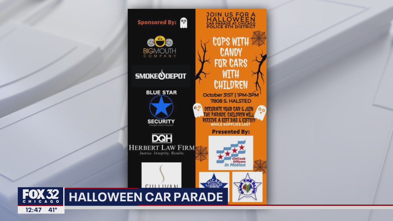 Halloween car parade keeping up the holiday spirit