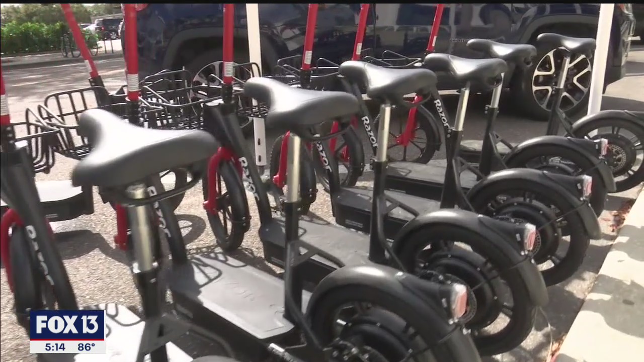 E-scooters hit St. Pete streets