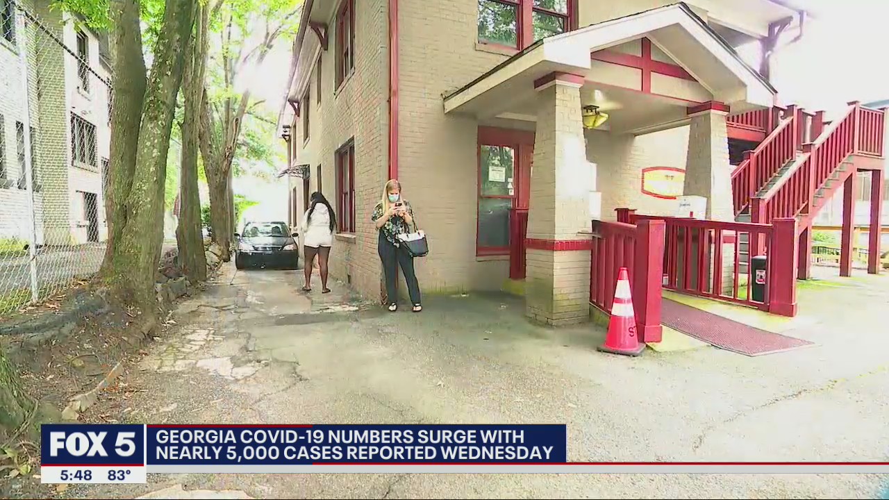 Georgia reports nearly 5,000 new daily cases as delta variant surges