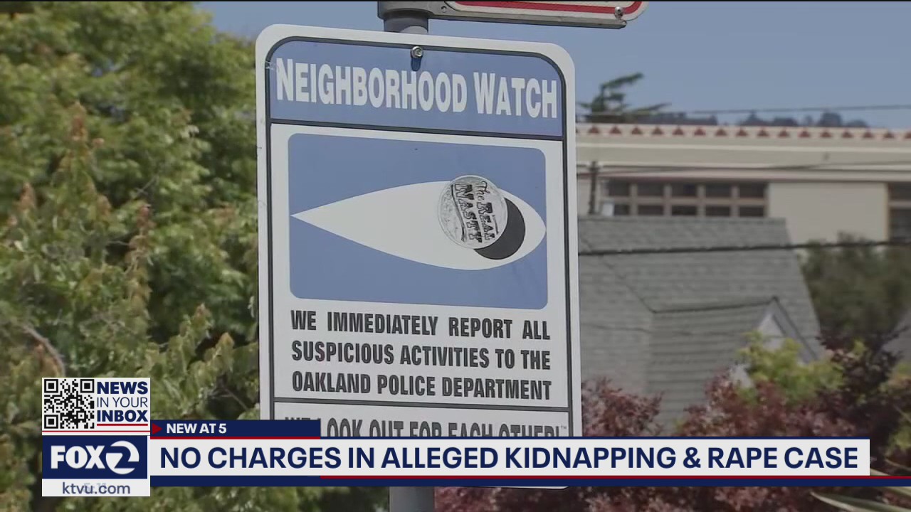 Alameda County DA: No charges filed in alleged kidnapping, rape case