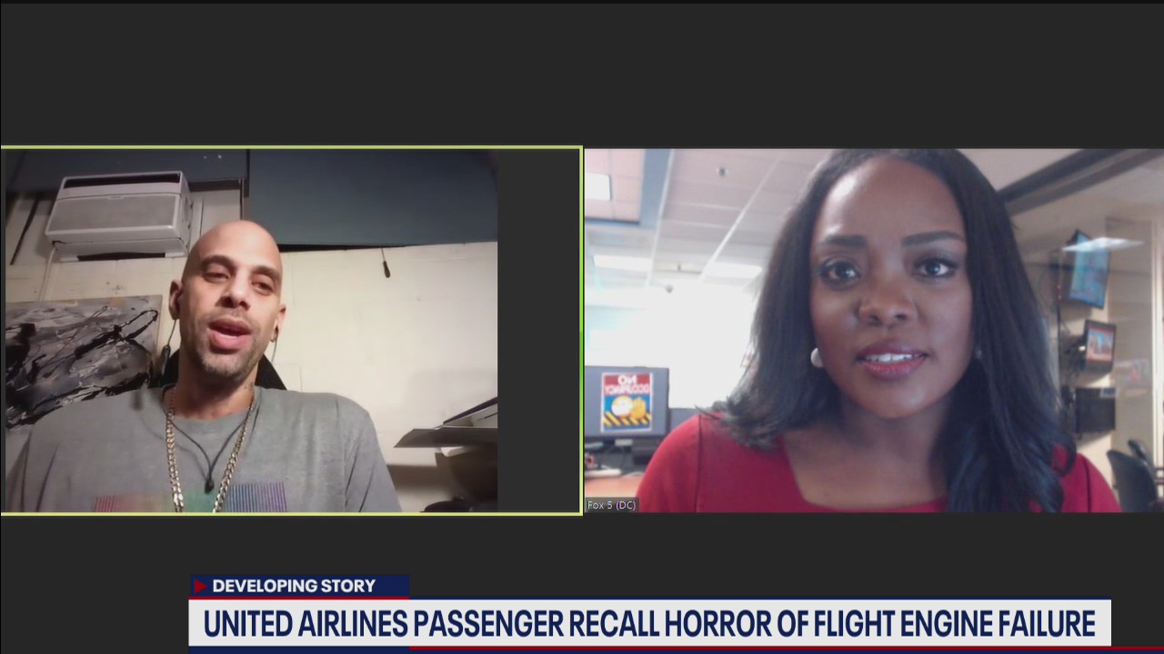 United Airlines passenger recalls horror after engine emergency during flight