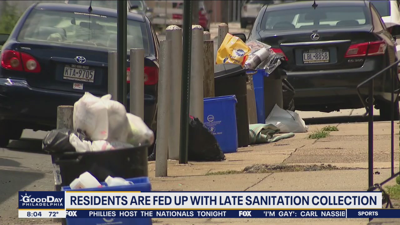 Residents fed up with late sanitation collection