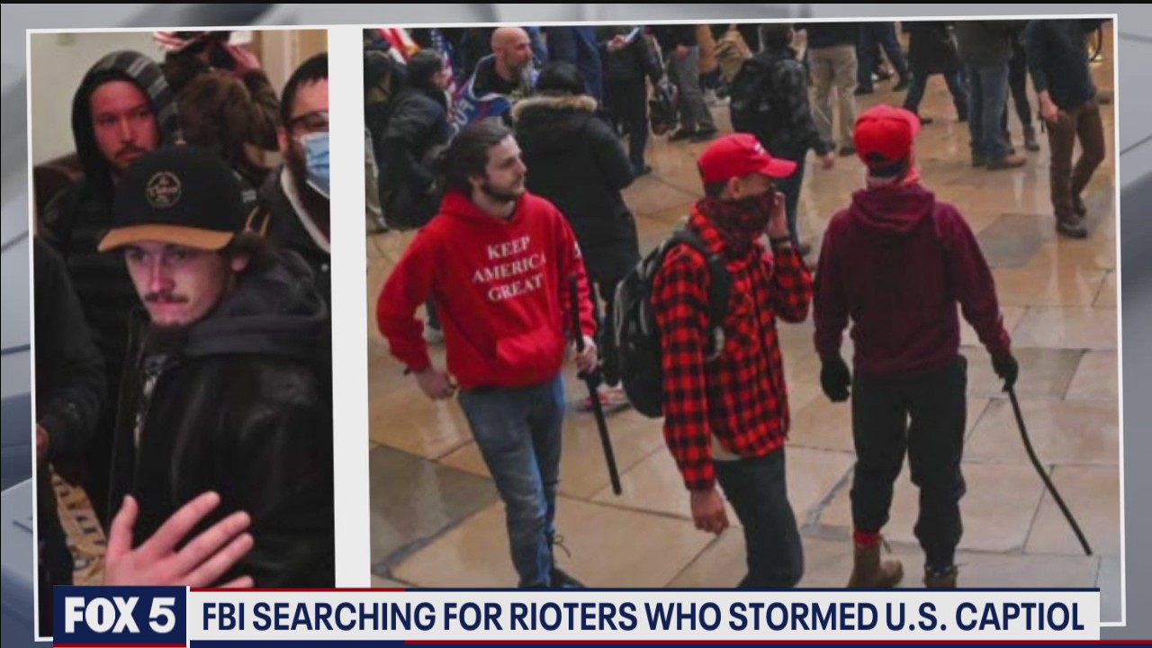 FBI searching for rioters who stormed US Capitol