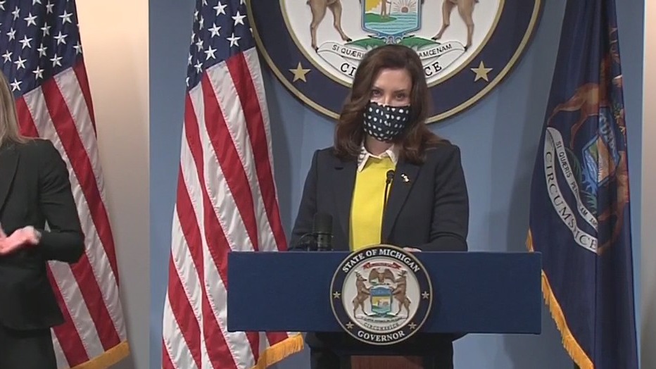 Gov. Gretchen Whitmer announces high school sports can resume on Monday, Feb. 8