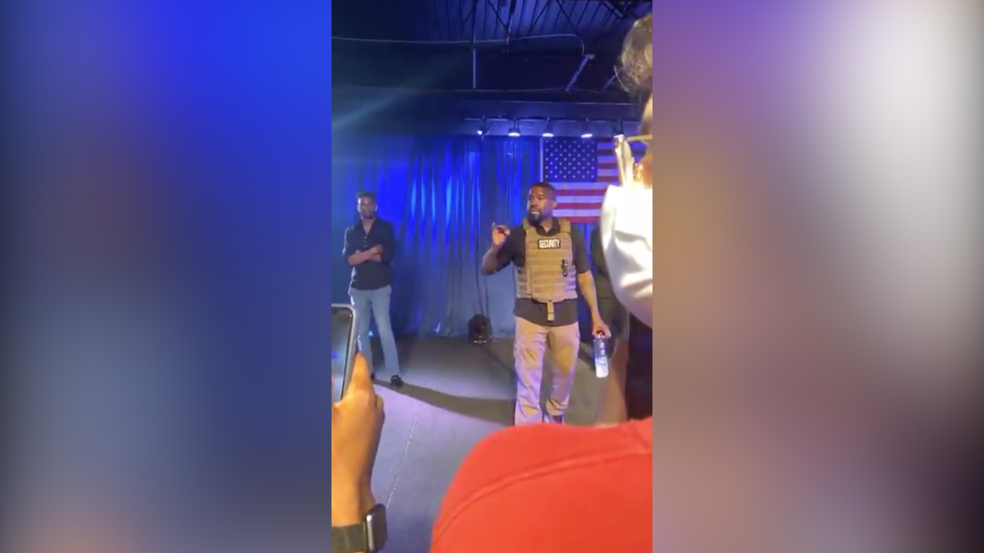 Kanye West speaks in South Carolina