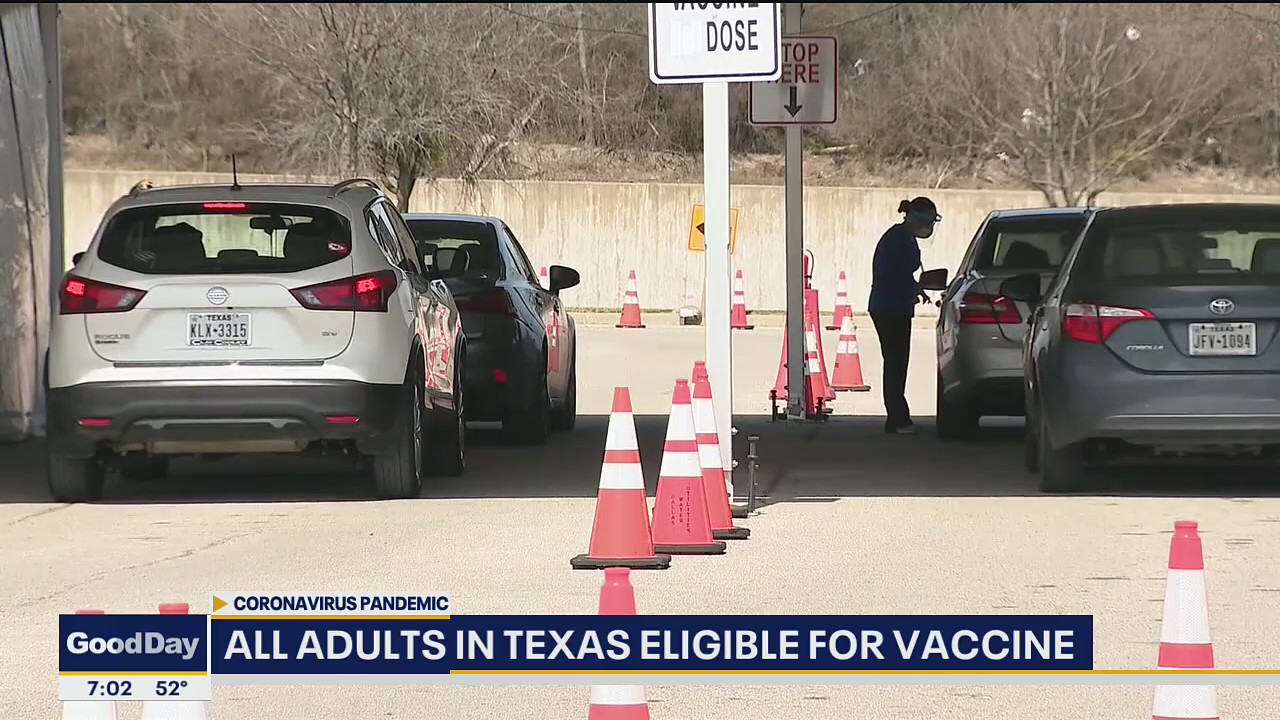 All Texas adults now eligible for a COVID-19 vaccine