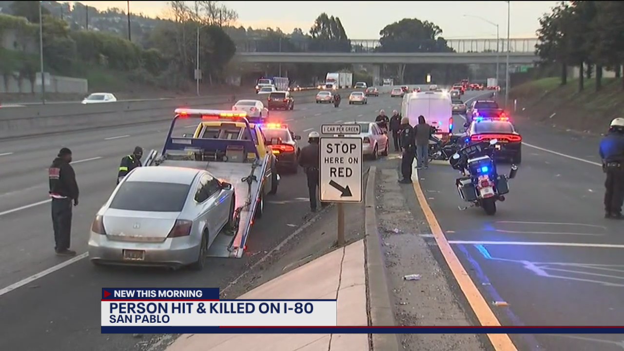 Person hit and killed in San Pablo