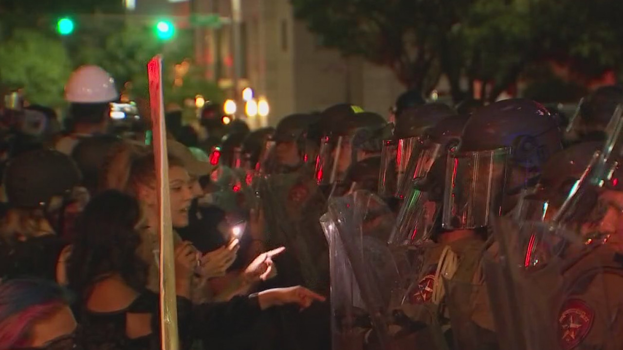 Authorities prepare for another night of protests in downtown Austin