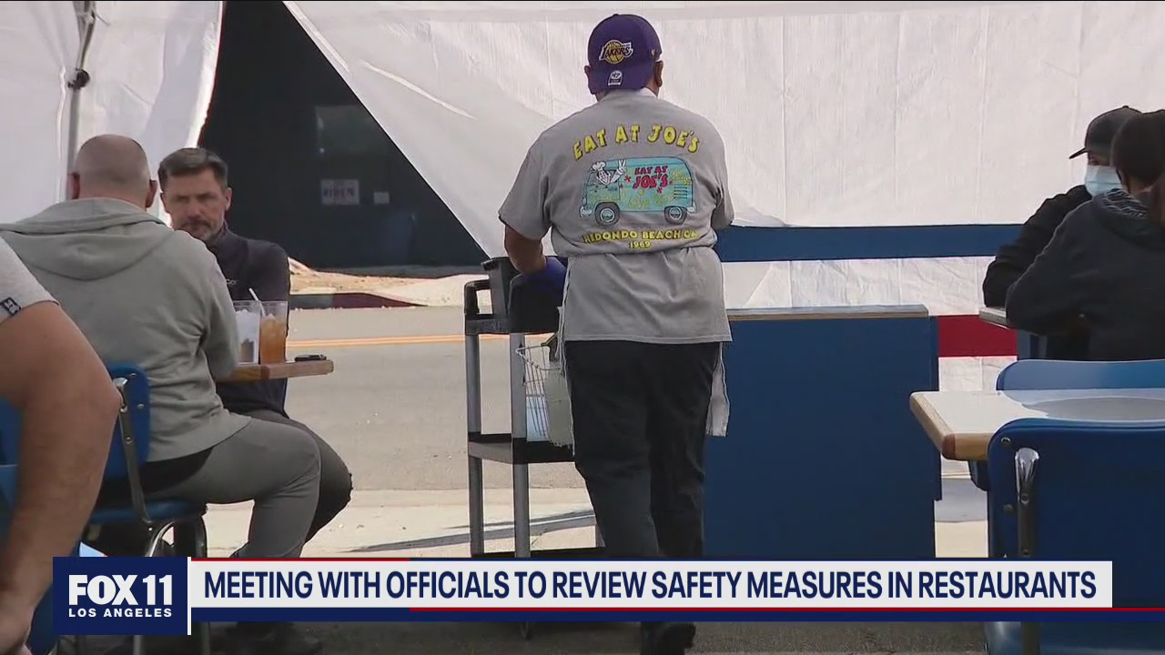 Outdoor dining set to reopen in LA County