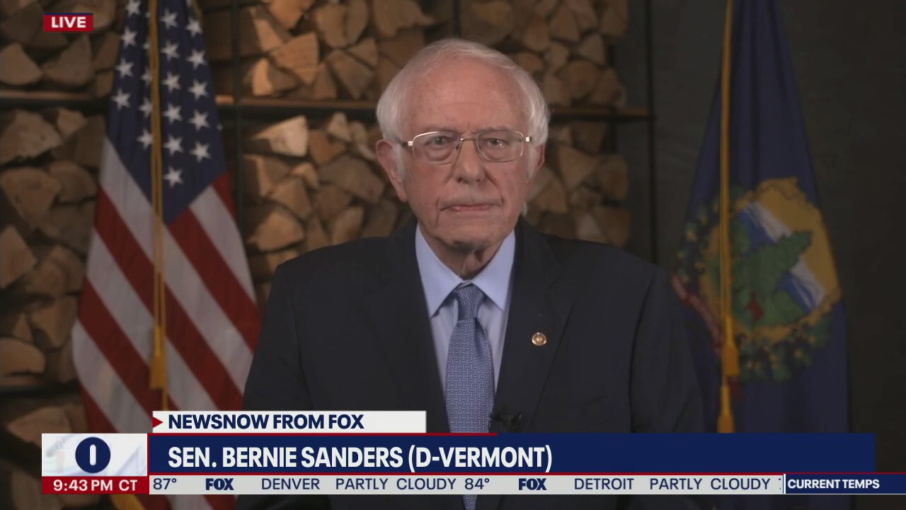 Bernie Sanders speaks at 2020 DNC