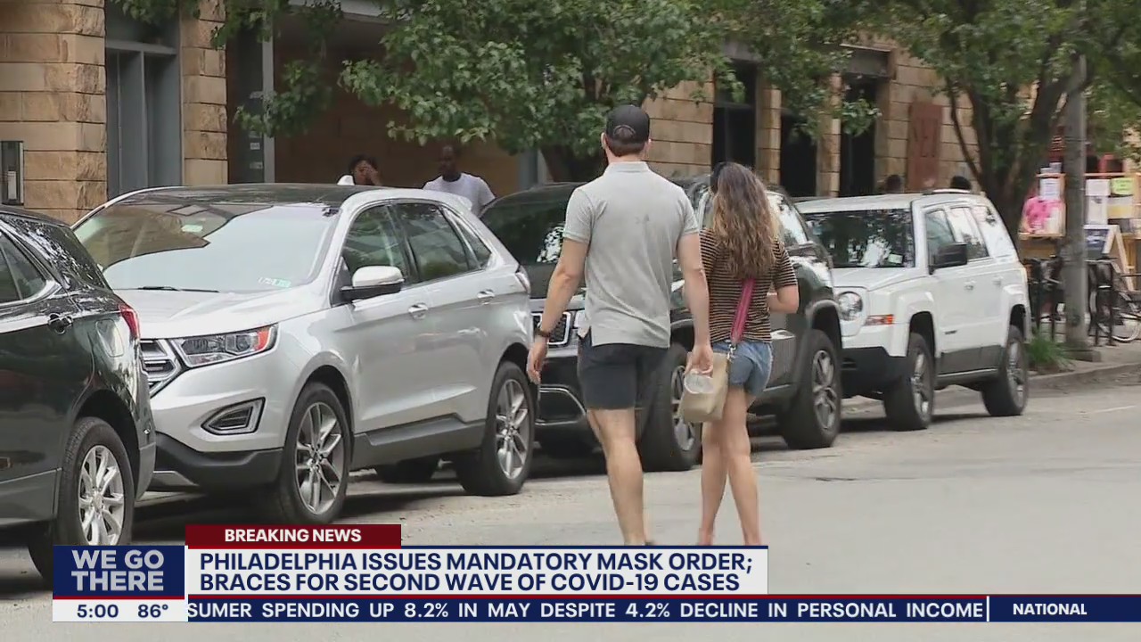 Philadelphia issues mandate on face coverings as city braces for second wave of coronavirus cases