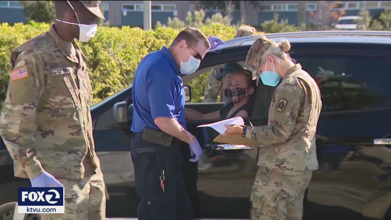 Active duty troops headed to California to help with vaccine distribution