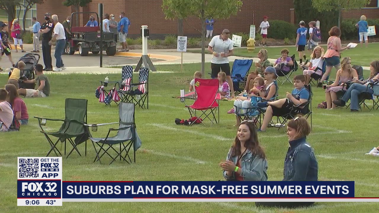 Chicago suburb plans for big summer concerts with no masks required