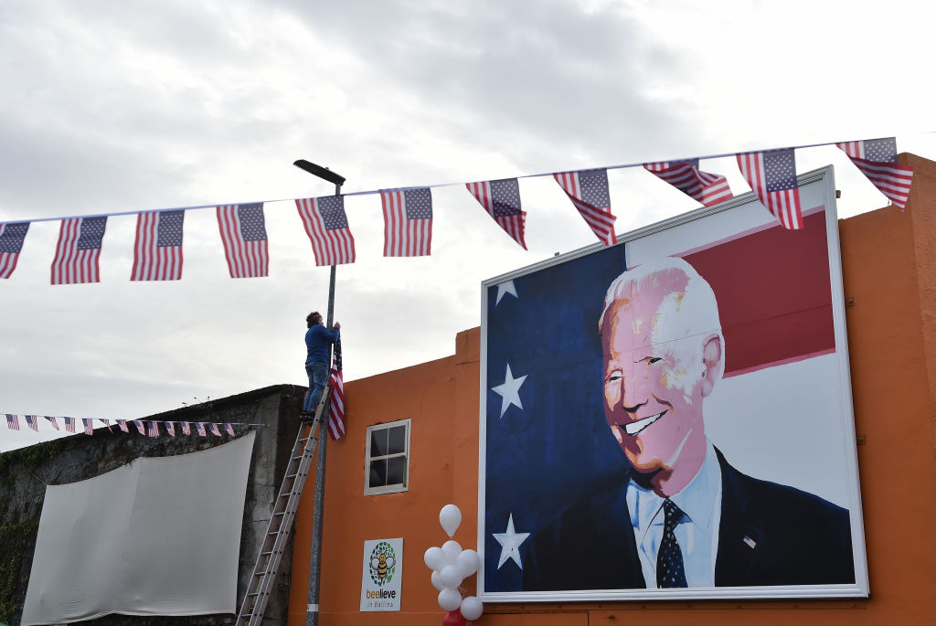 Ballina, the Irish home of Biden's ancestors, celebrates election victory