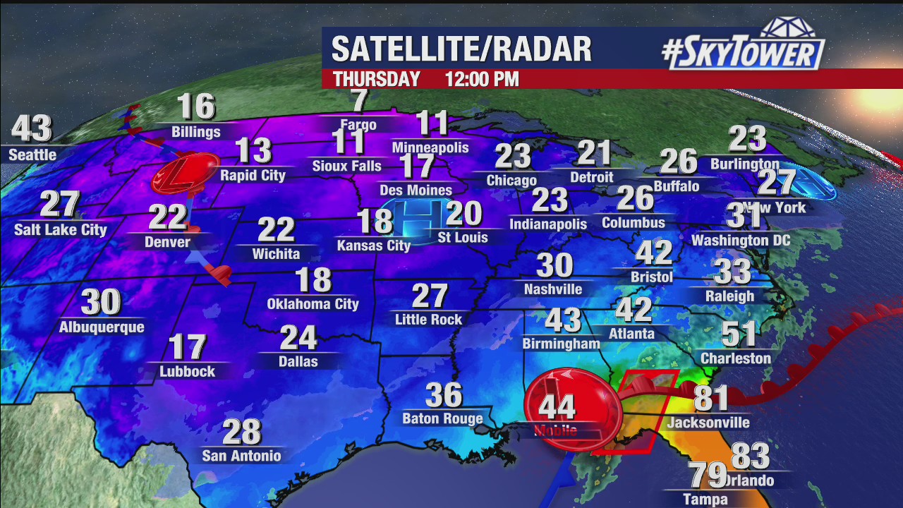 Thursday afternoon forecast