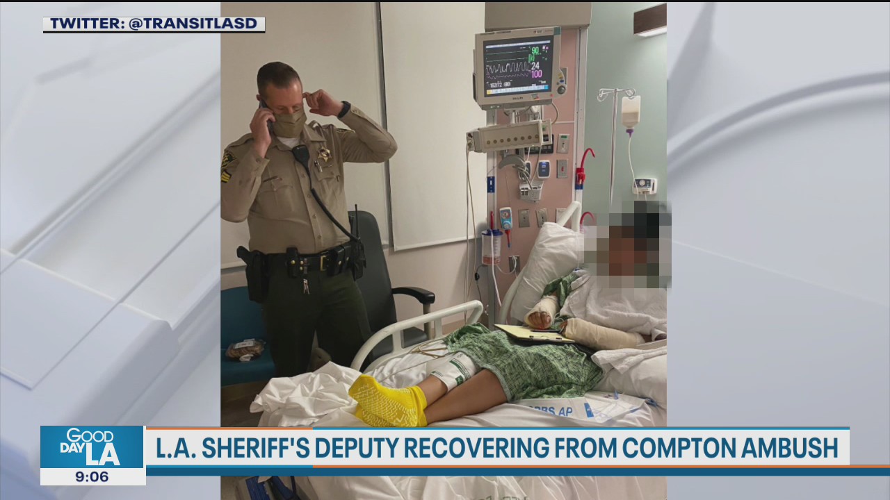 L.A. Sheriff's deputy recovering from Compton ambush shooting