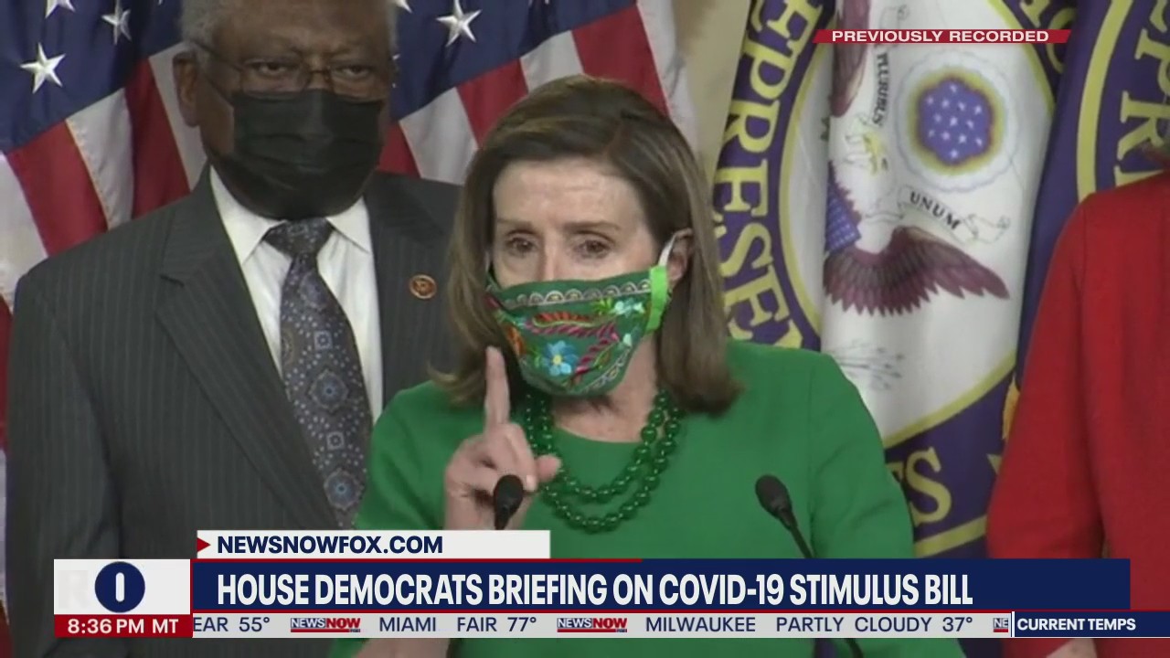 House Speaker Nancy Pelosi, D-Calif., on the highlights of the $1.9 trillion relief bill