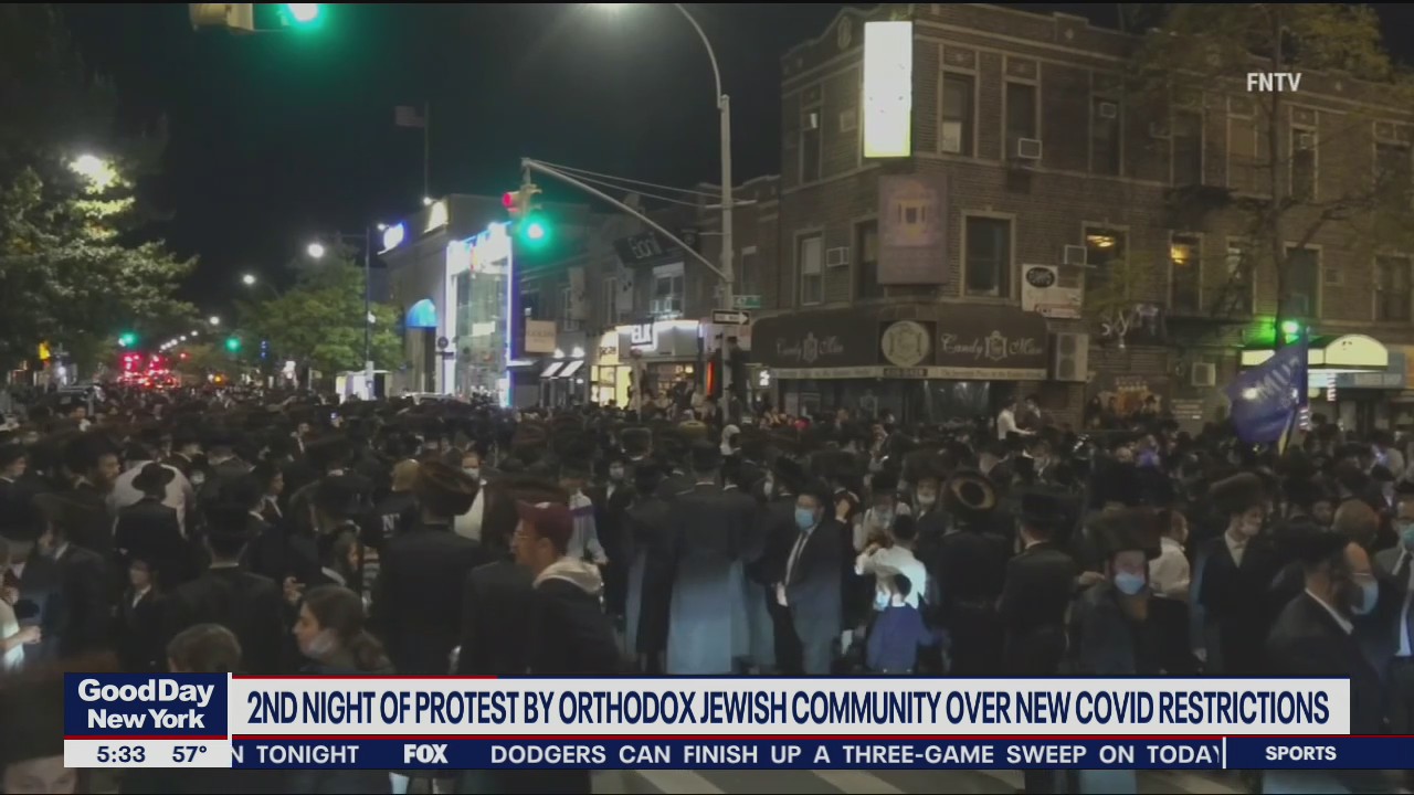 2nd night of COVID protests