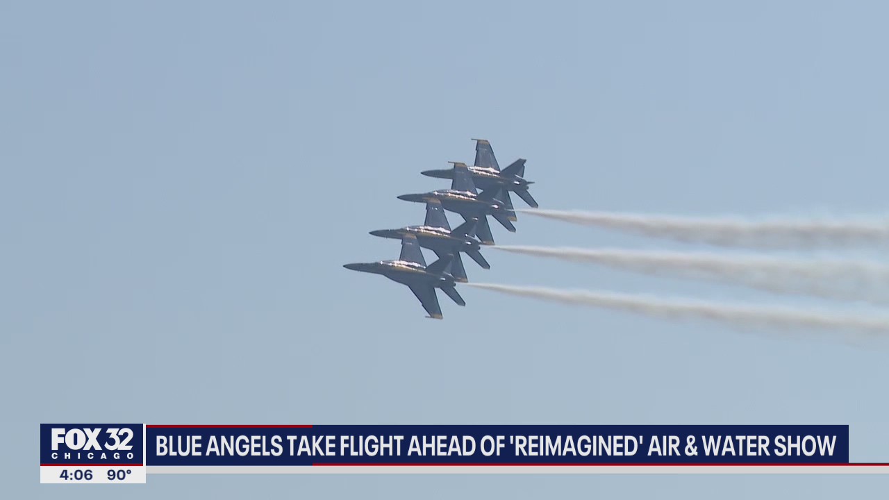 Blue Angels take flight ahead of 'reimagined' Air & Water Show