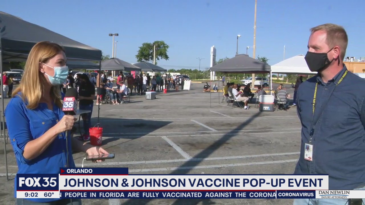 Johnson & Johnson vaccine pop-up event