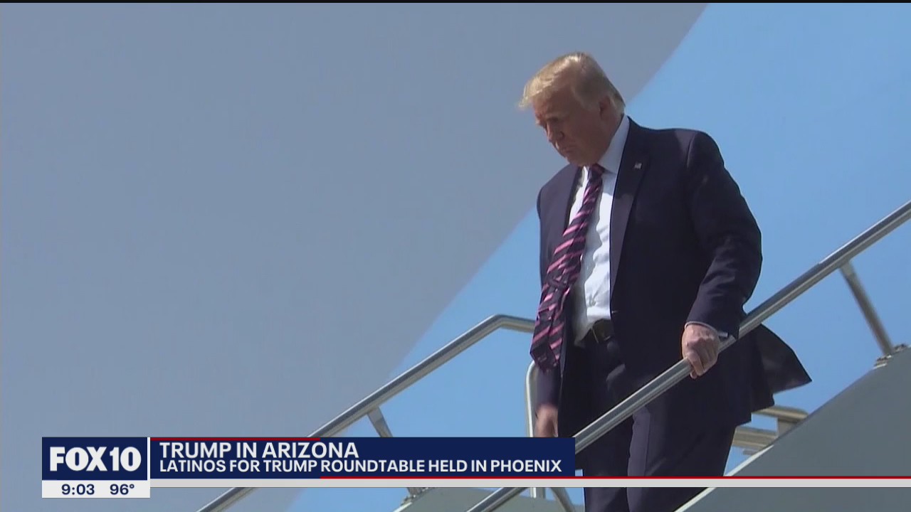 5th visit for President Trump in Arizona as he tries to court Latino vote ahead of election