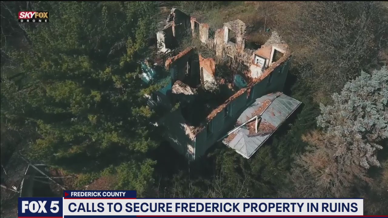 Calls to secure Frederick property in ruins