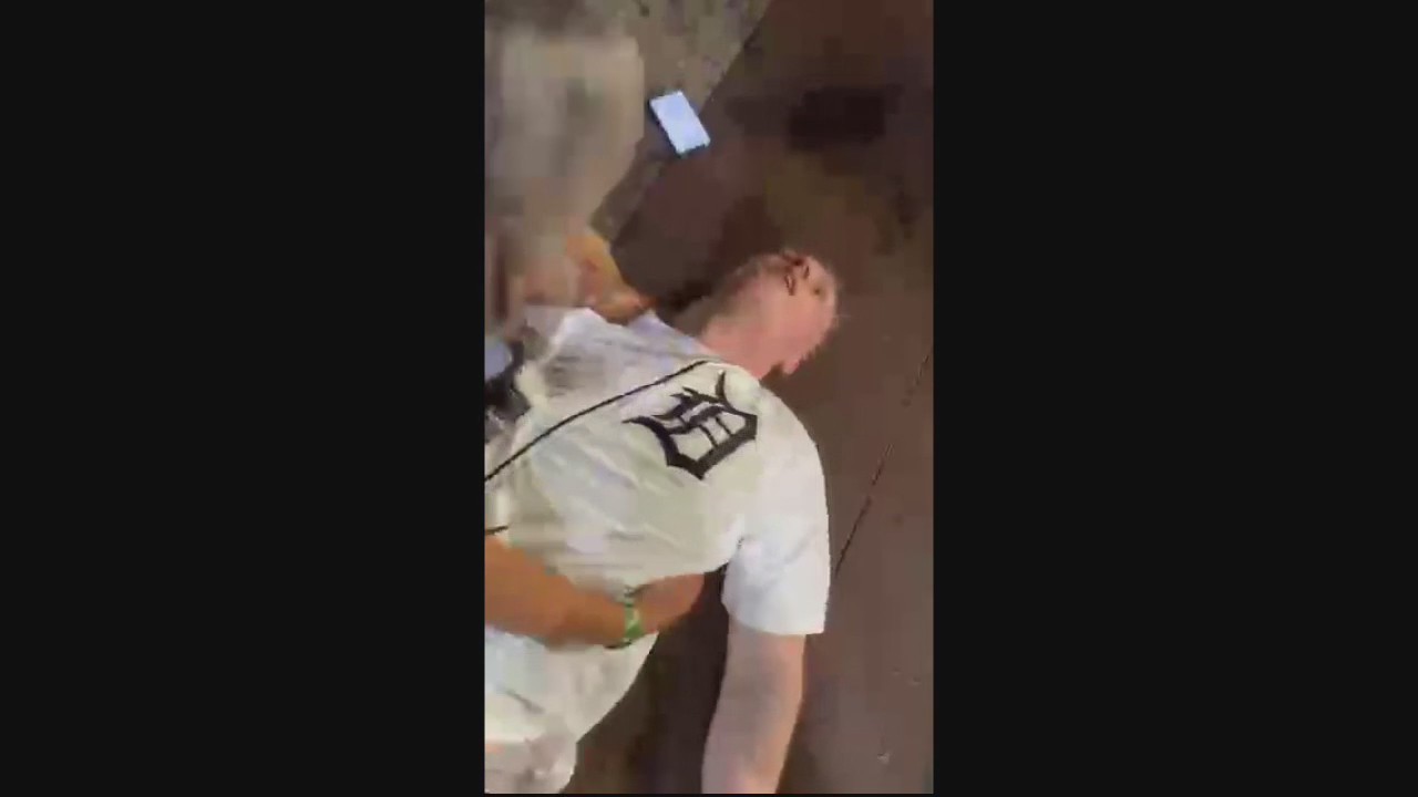 Knockout assault in Greektown on video amid increased police presence