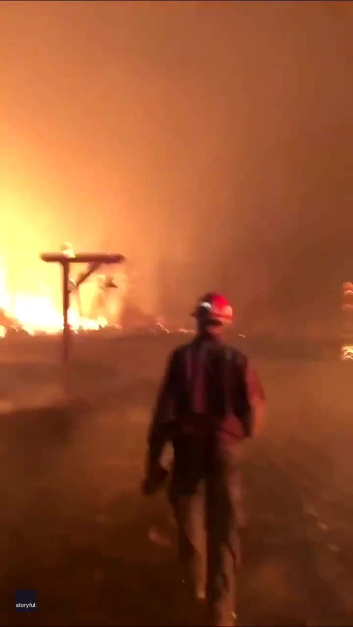 Fire engulfs structures as crews fight Colorado's East Troublesome Fire