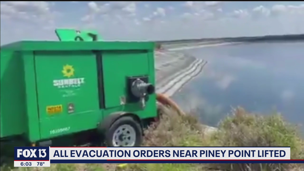 Piney Point evacuation orders lifted
