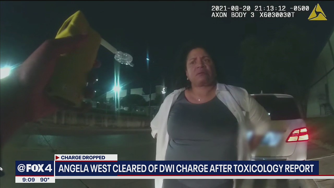 Angela West cleared of DWI charge after toxicology report