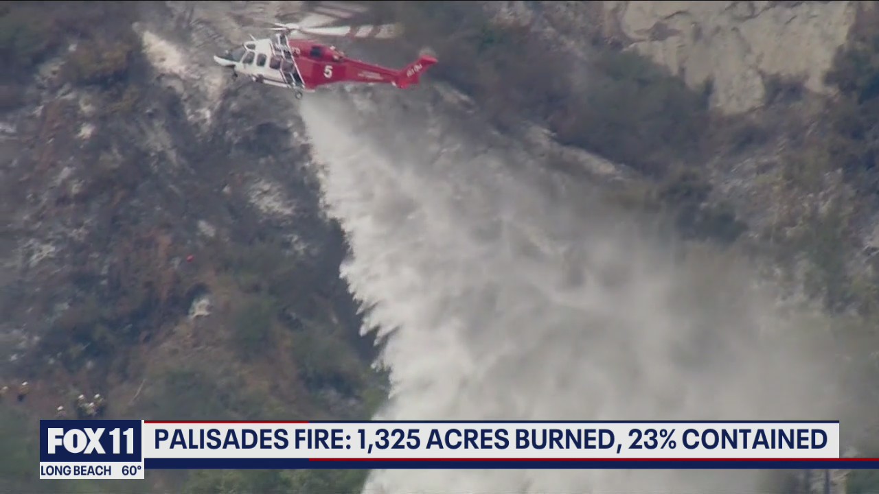 Palisades wildfire arson suspect arrested as crews continue to battle blaze