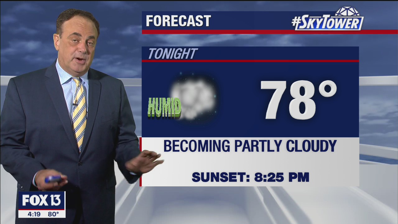 Wednesday evening weathercast
