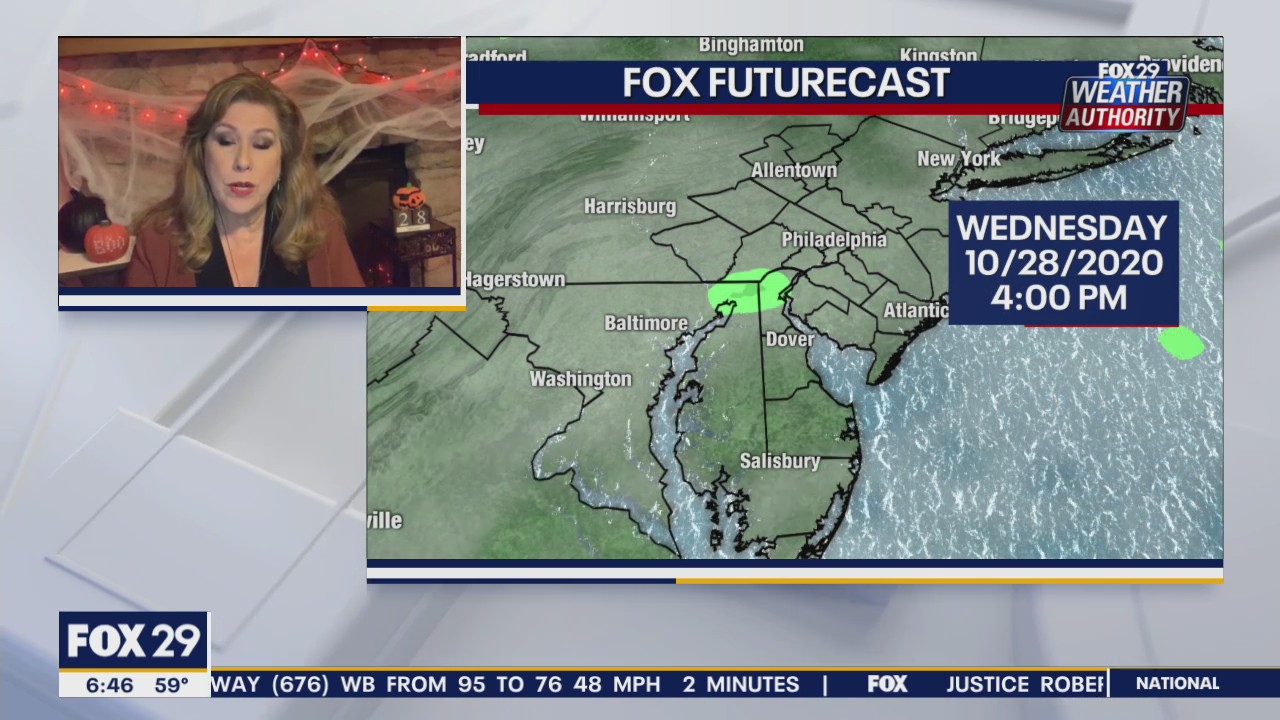 Weather Authority: Morning rain leads to afternoon sunshine