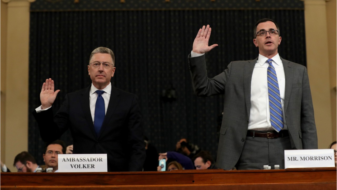 Impeachment hearings round 2: Kurt Volker says criticism of Biden is ‘not credible’