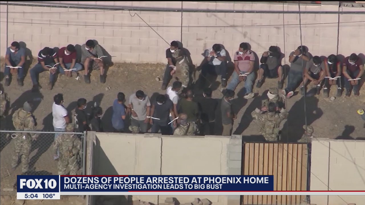 Border Patrol arrests nearly 50 undocumented immigrants in Phoenix