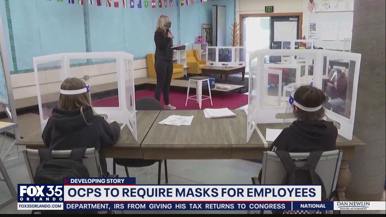 OCPS to require masks for employees