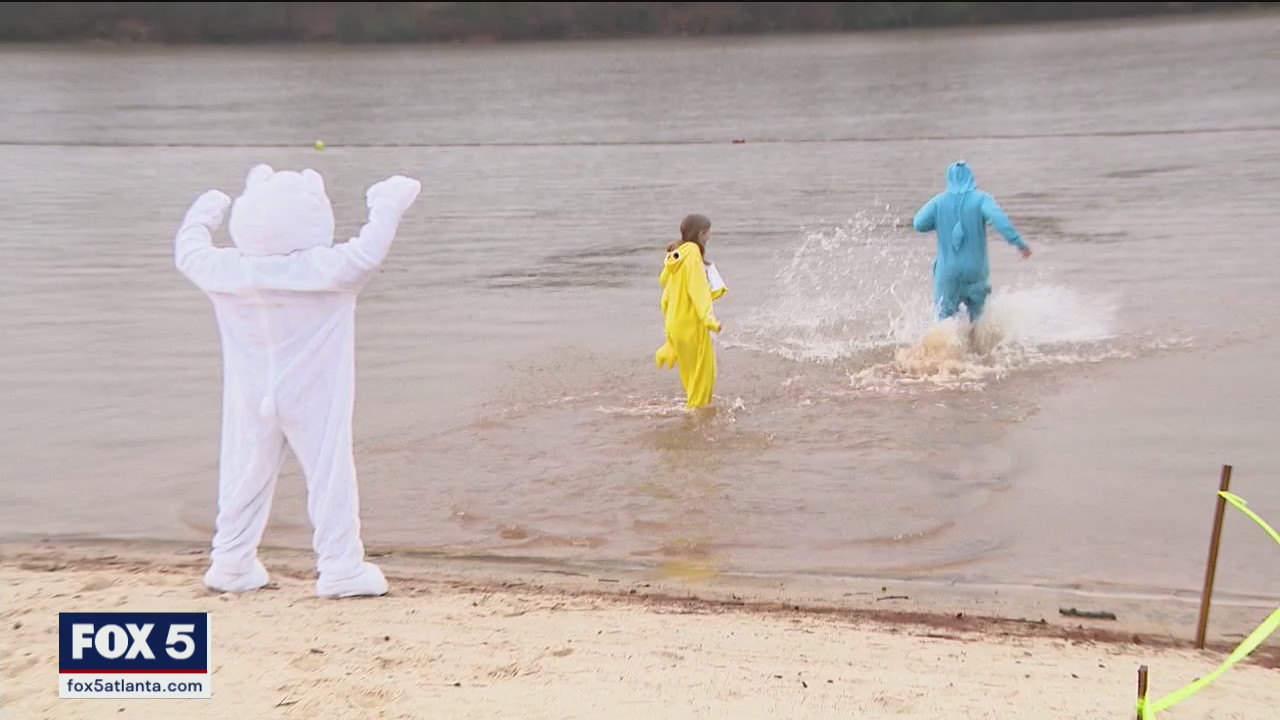 Polar Bear swim at Lake Lanier