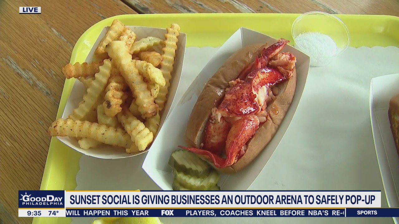 Sunset social is using outdoor space to support small business