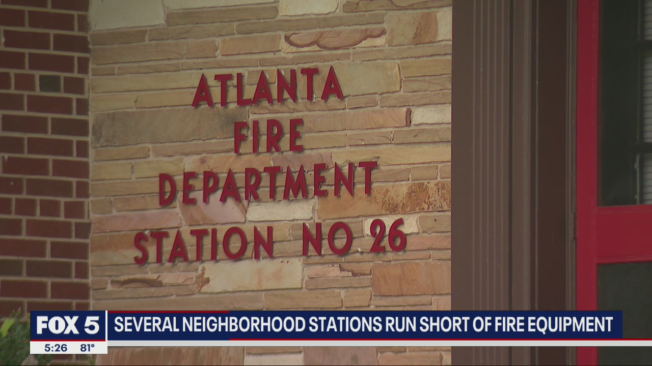Some Atlanta fire stations running short on equipment