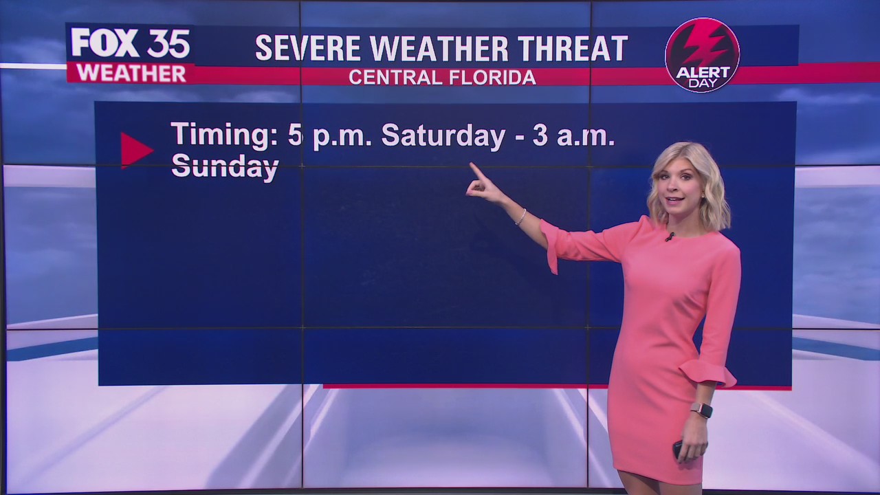 TIMELINE: When to expect storms to arrive in your area on Saturday