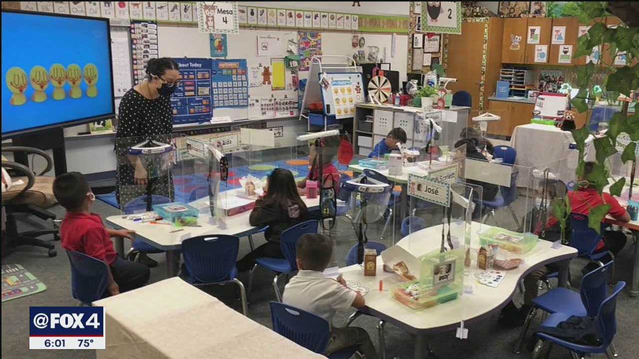 Dallas, Arlington & Irving ISD allow in-person learning for some students on Monday