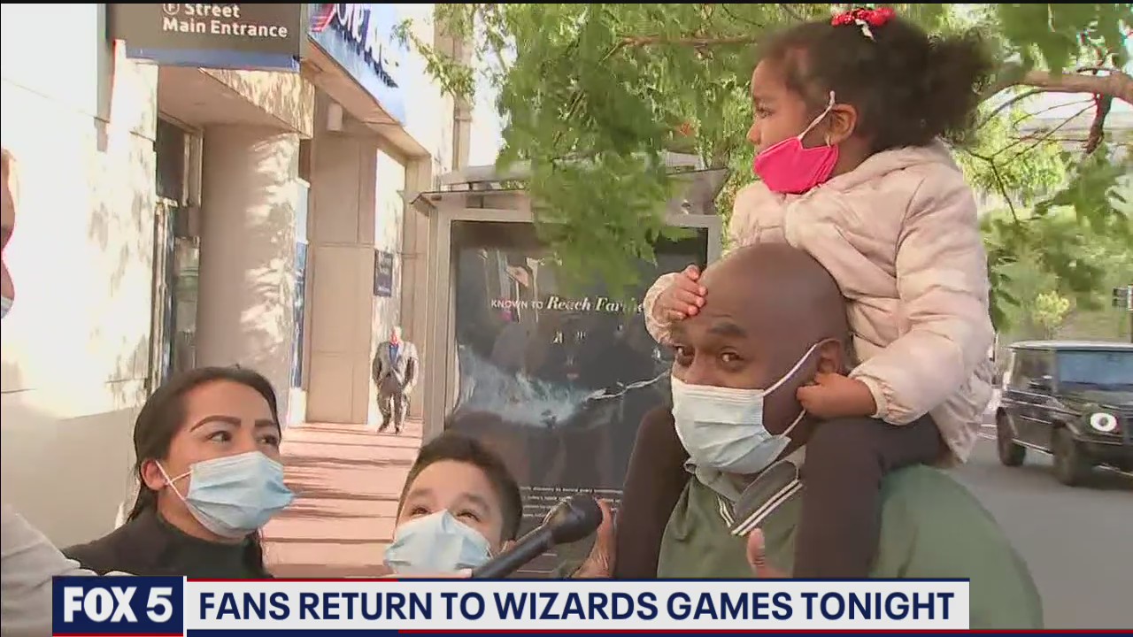 Fans excited about return to Capital One Arena