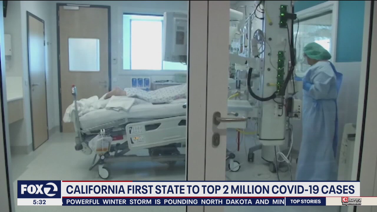 California first state to top 2 million virus cases