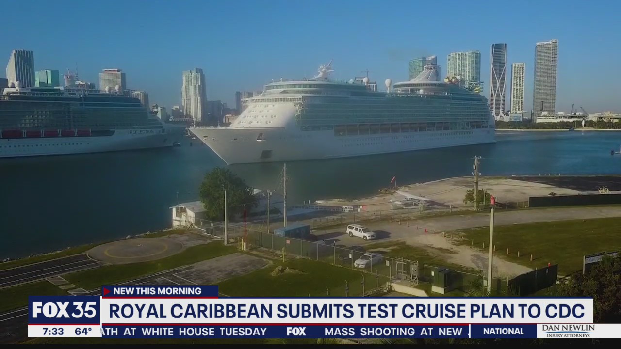 Royal Caribbean submits test cruise plan to CDC for approval