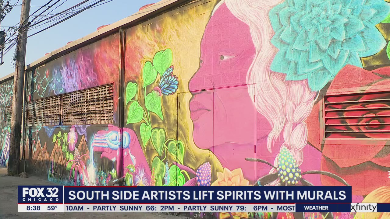 Artists team up to lift spirits with vibrant murals on the South Side