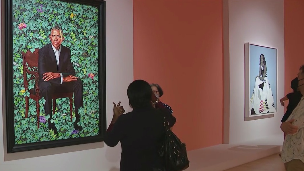 Portraits of the Obamas at Brooklyn Museum