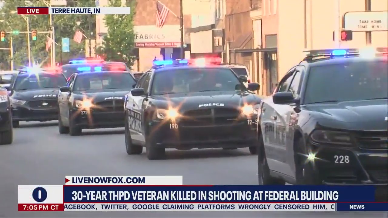 Police officer shot and killed in Terre Haute, IN